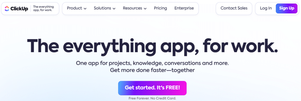 clickup - Task Management Tools