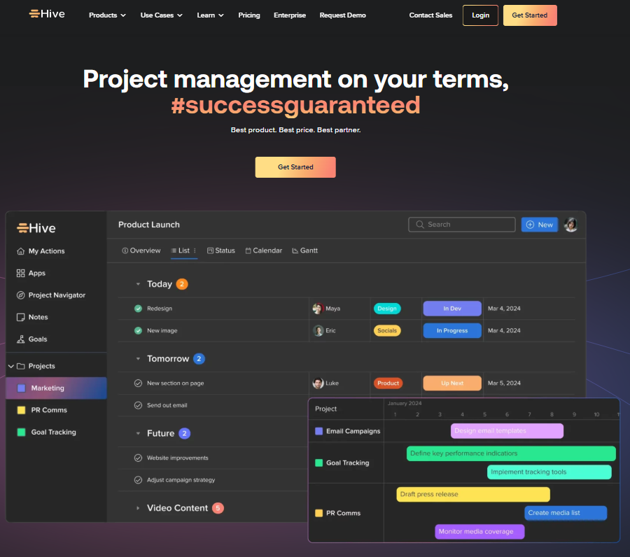 Hive - Task Management Tools