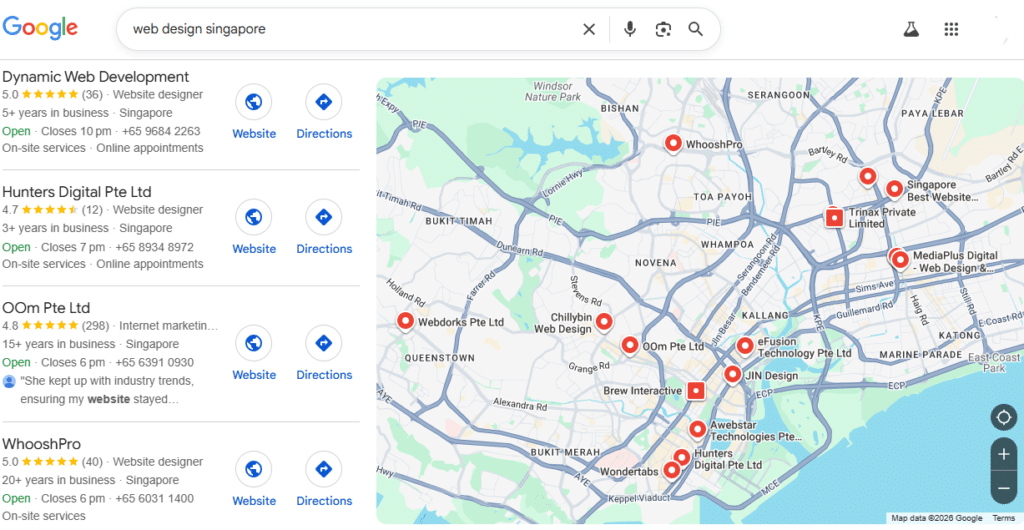 Google Business Profile (GBP), (formerly Google My Business or GMB)