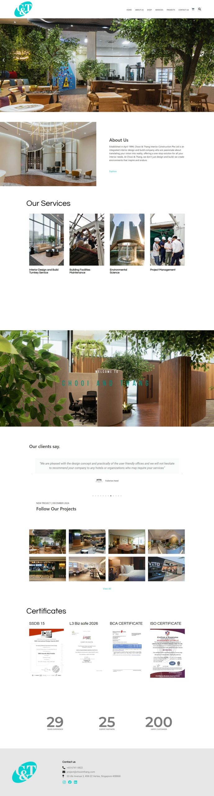 Chooi & Thang website